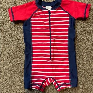 Hanna Andersson Boys Swim Suit, Size 70 12-18mo, EUC